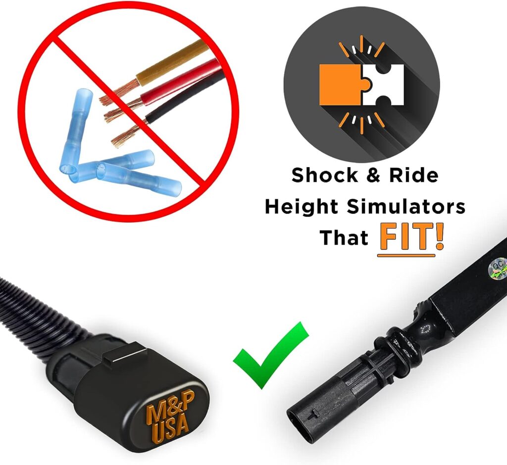 Magnetic Ride Control Delete Kit M&P USA GM MagneRide Shock & Ride Height Bypass/Delete Kit Compatible ...