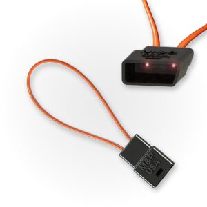 M&P USA D2B fiber optic bypass loop for 1998-2005 Mercedes-Benz, shown from two angles