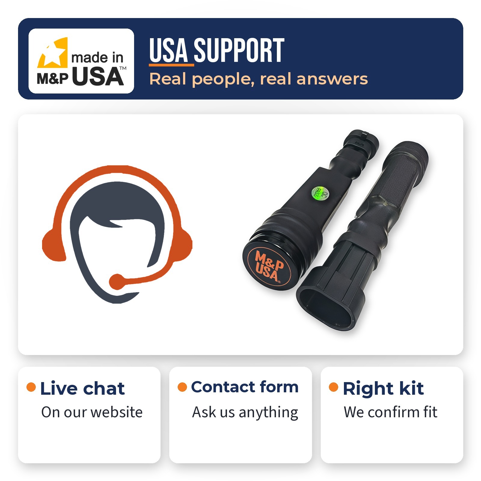 M&P USA support by live chat and contact form for 1997-2012 MagneRide strut bypass kits