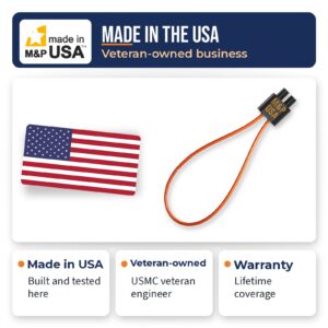 M&P USA MOST fiber optic bypass loop made in the USA by a veteran-owned business