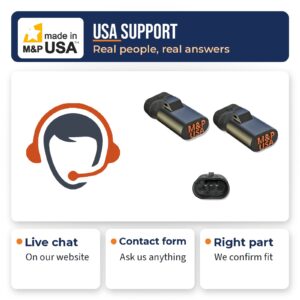 M&P USA support by live chat and contact form for Z55 ride height sensor simulators