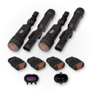 M&P USA Z95 2-axle MagneRide bypass kit with 4 shock simulators, 4 ride height simulators, and factory connectors