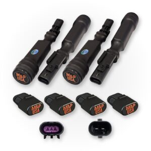 M&P USA Z95 2-axle MagneRide bypass kit with 4 shock simulators, 4 ride height simulators, and factory connectors